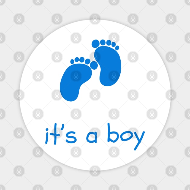 proud new mom,dad its a boy shirt "  Its A Boy Pregnancy  " Neowestvale, little one,newborn ( mom to be gift ) mother of boy, ( dad to be gift ) Magnet by Maroon55